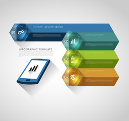 abstract infographic banners