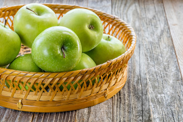 Apples in a Wicker Basket