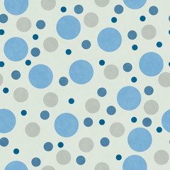 Blue and Beige Polka Dot Tile Pattern Repeat Background