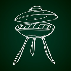 Simple doodle of a BBQ