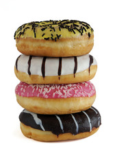 Funny Donuts in different colors