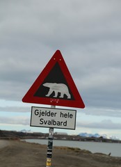 Spitzbergen, Norwegen, Warnung, Landschaft