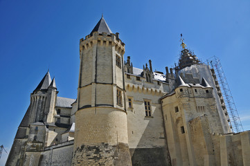 Fototapeta na wymiar Il castello di Saumur - Loira, Francia