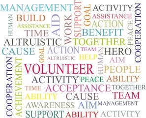 volunteer work background