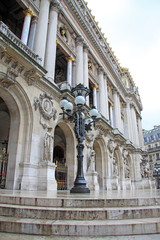 Fototapeta na wymiar Architectural details of Opera National de Paris - Grand Opera (Garnier Palace), Paris, France
