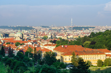 Fototapeta na wymiar view of the city of Prague