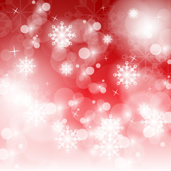Christmas red Background - Vector Illustration, Graphic Design Useful For Your Design