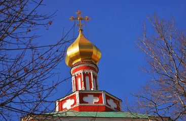 Novodevichy convent in Moscow. UNESCO World Heritage Site