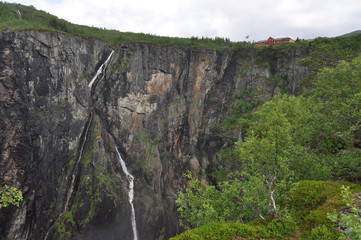 Norwegian nature / There are mountains plunging into the sea from hundreds of metres, fjords, tall...