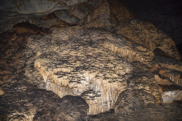 Fototapeta na wymiar Formation inside the Ice cave