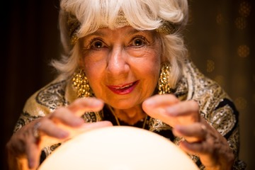Strange old fortune teller