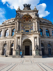 Obraz premium Dresden Semperoper