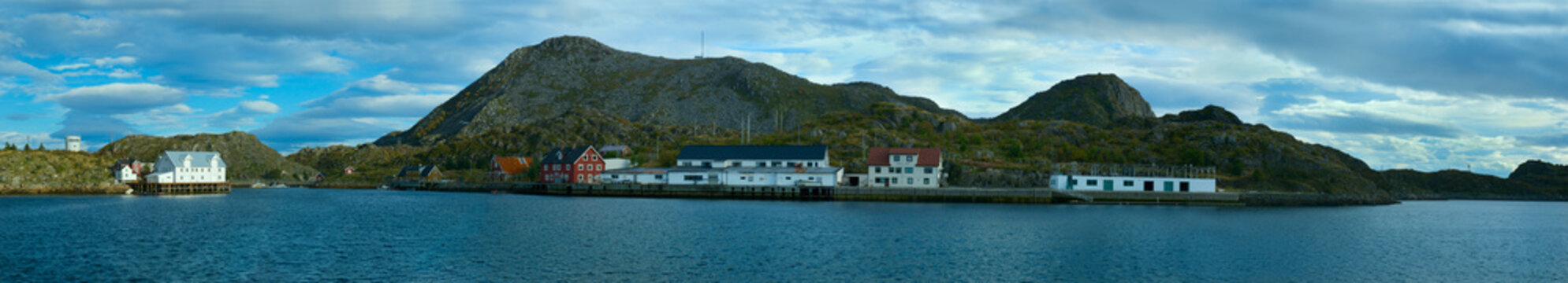 Panorama os island Skrova of Norwegian Lofoten