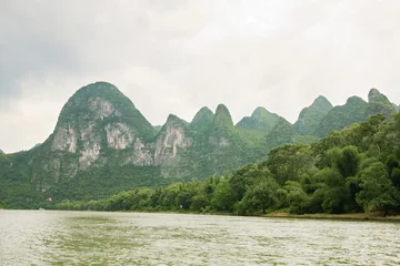 Zelfklevend Fotobehang Li river landscape in china © Juhku