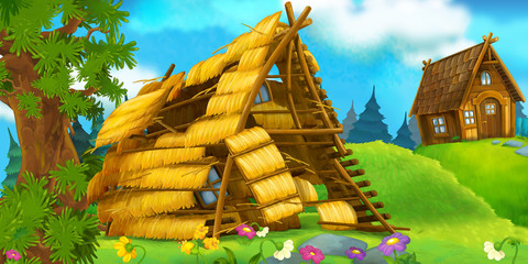 Cartoon scene for fairy tales - illustration for the children © agaes8080