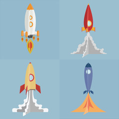 Start up rockets set © am84