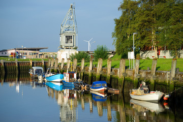 Historischer Hafen in Tönning - Nordfriesland 