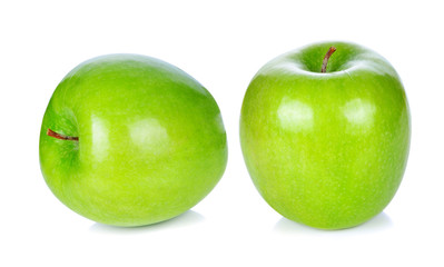 Green apple isolated on white background