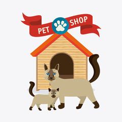 Pet shop design.