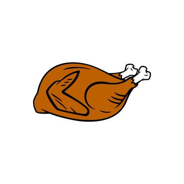 Roasted Chicken Logo Template