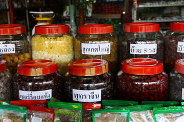Preserved fruits / Variety kind of preserved fruits e.g. plum, grapes packaged in plastic jar on sale