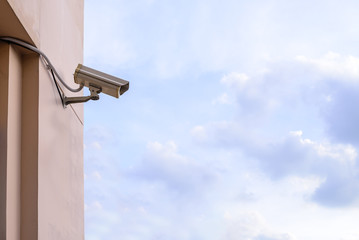 Security camera for monitor events in city.