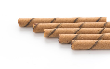 wafer stick on white background