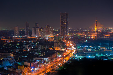 Fototapeta na wymiar Bangkok's Cityscape