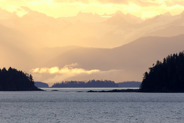 Sunrise Over the Water