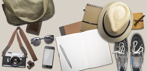 set of bag and other stuff 