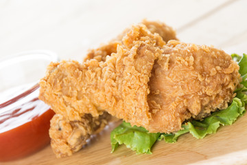 fried crispy chicken