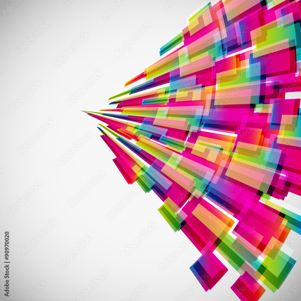 Aufkleber abstract background with digital design elements.