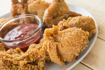 fried crispy chicken