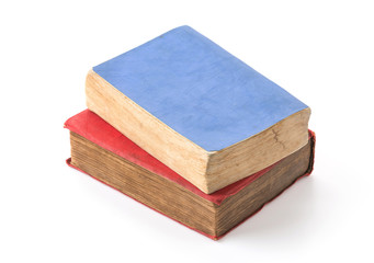 old book on white background