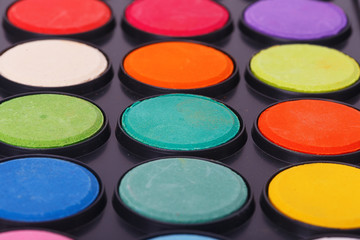 Paint watercolors pallet