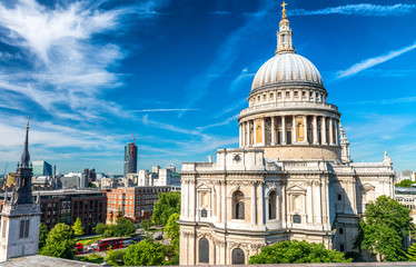 Naklejka premium Saint Paul Cathedral Dome, Londyn