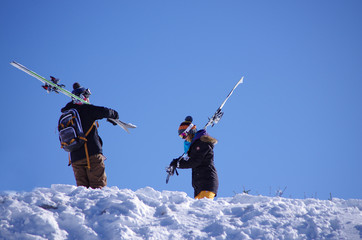ski hors pistes - marche d'approche