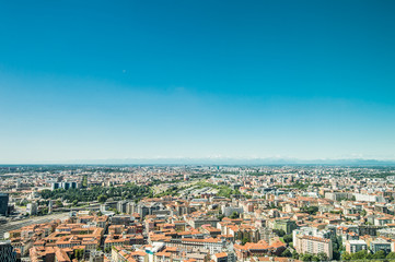 Fototapeta na wymiar panorama di Milano