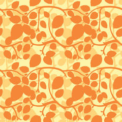 Autumn Leaves Seamless Pattern