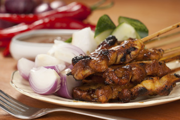 Chicken Satays; unsharpened file