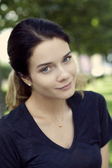 Naklejka premium Beautiful young woman
