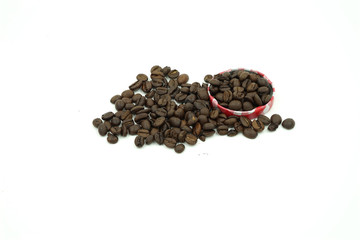 coffee bean , isolate on white background