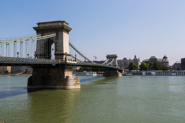 Fototapeta premium Chain Bridge - Szechenyi lanchid - Budapest