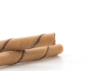 wafer stick on white background