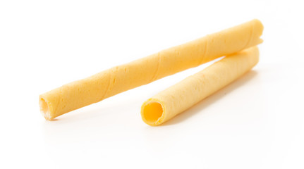 wafer stick on white background