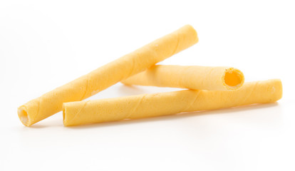 wafer stick on white background