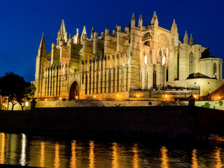 Fototapeta na wymiar Spanien, Mallorca, Palma, Kathedrale
