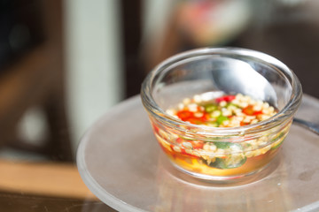 Chilli and fish sauce