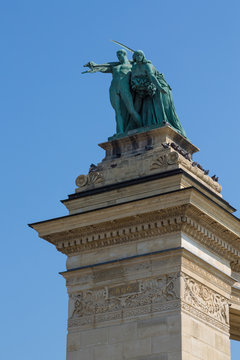 Heroes' Square and the Millennium Monument - Budapest