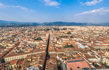 イタリア　フィレンツェの街並み